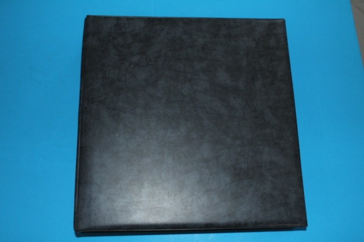 GK Black 3 Ring binder inc 90+ clear document size pg w Dustcase BlueLakeStamps
