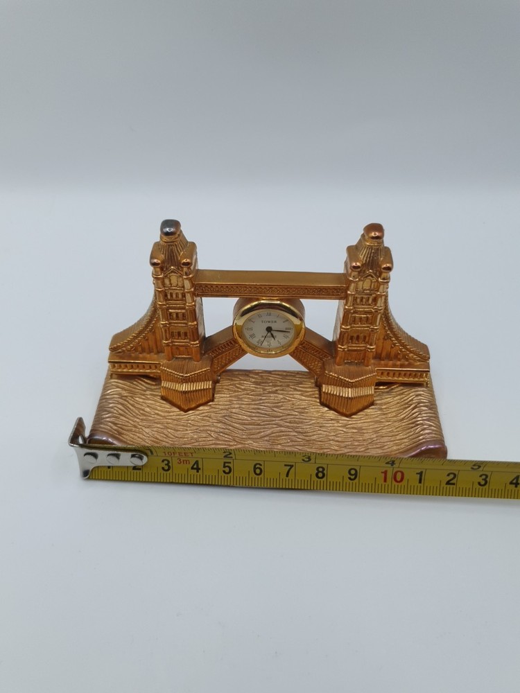 Vintage Tower Bridge Miniature Clock Collectable