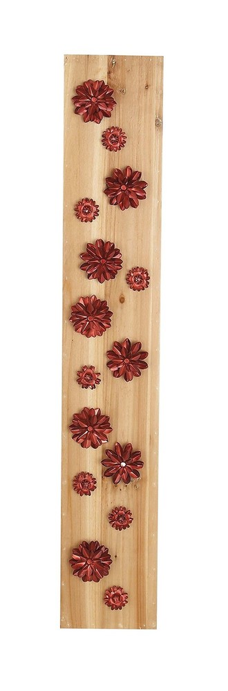 Deco 79 53388 Wall Decor, Copper, Light Brown