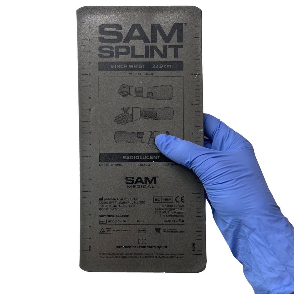 SAM® SPLINT - 9"- CHARCOAL GRAY