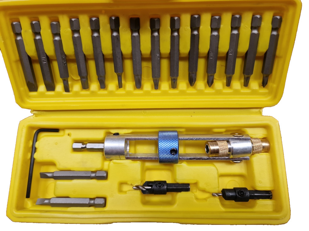 Manual Impact Screwdriver Set With Bits & Case Heavy Duty Driver Tool Complete