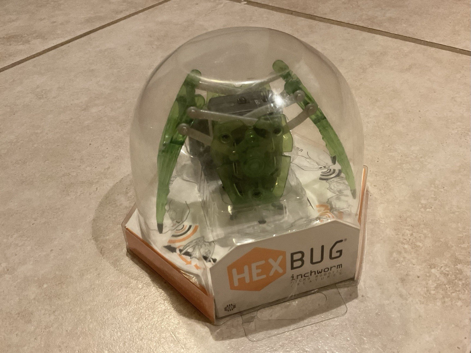 READ! Hexbug Remote Controlled Green Inchworm Micro Robotic Creature New