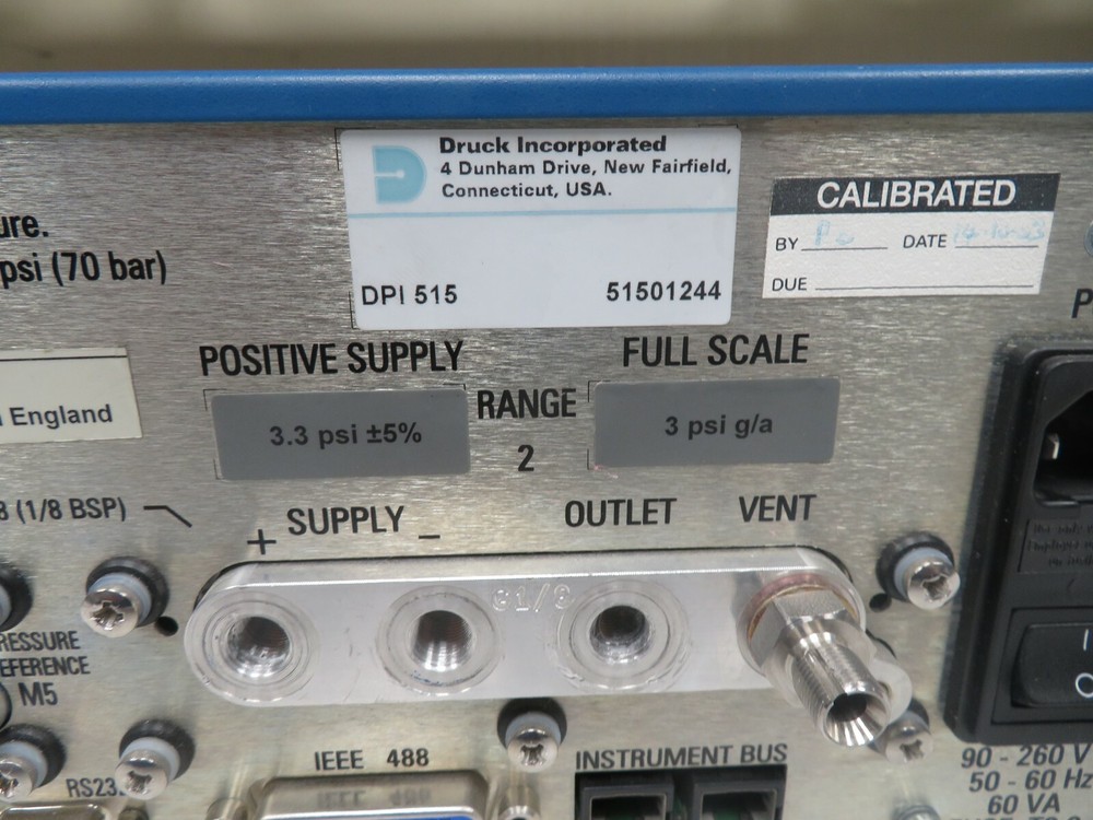 Druck DPI 515 Precision Pressure Controller/Calibrator - 500/3 PSIG - OY41