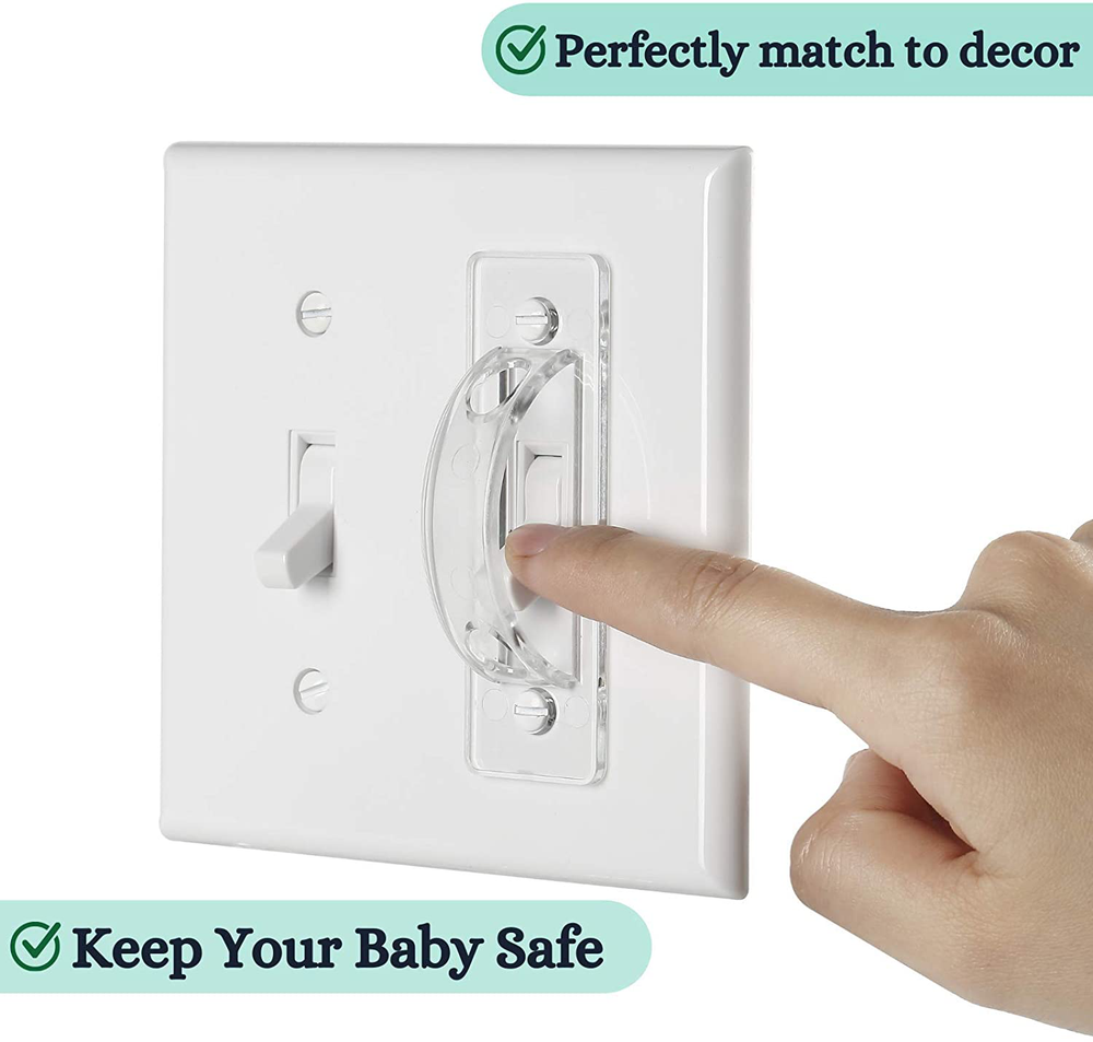 6 Pack Light Switch Guard Cover Light Switch Blocker Child Proof NEW
