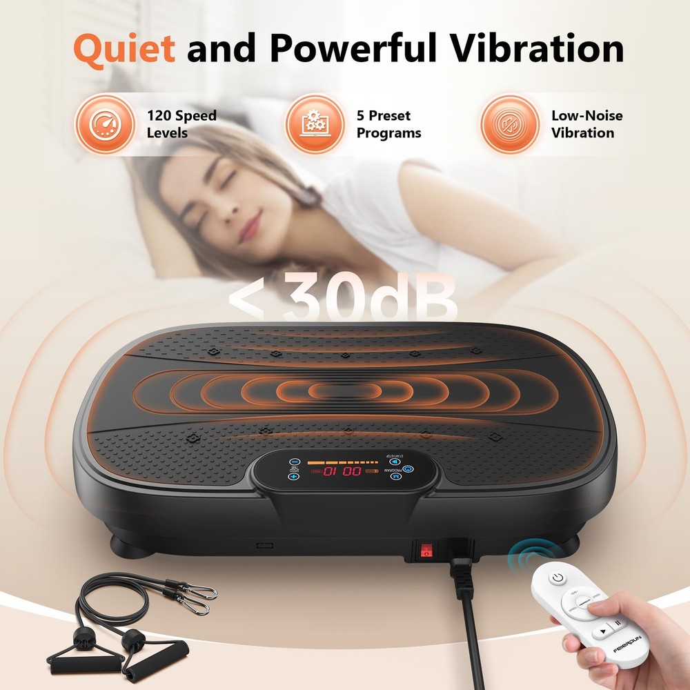 Vibration Plate Exercise Machine for Weight Loss & Lymphatic Drainage