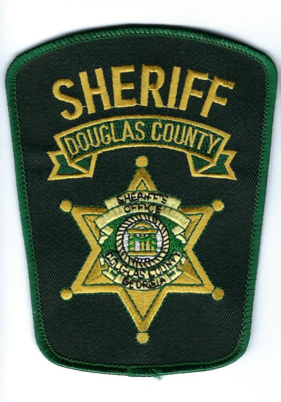 Douglas County Georgia Sheriff's Office 6-point star patch - NEW!