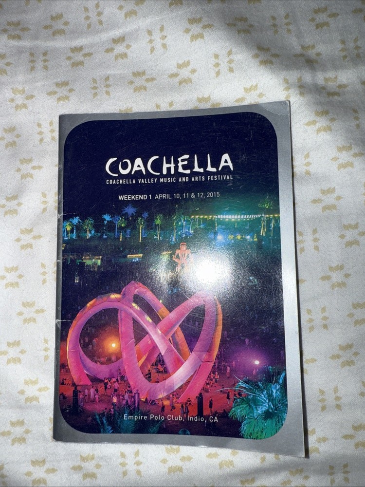 Official Coachella 2015 Weekend 1 Program book