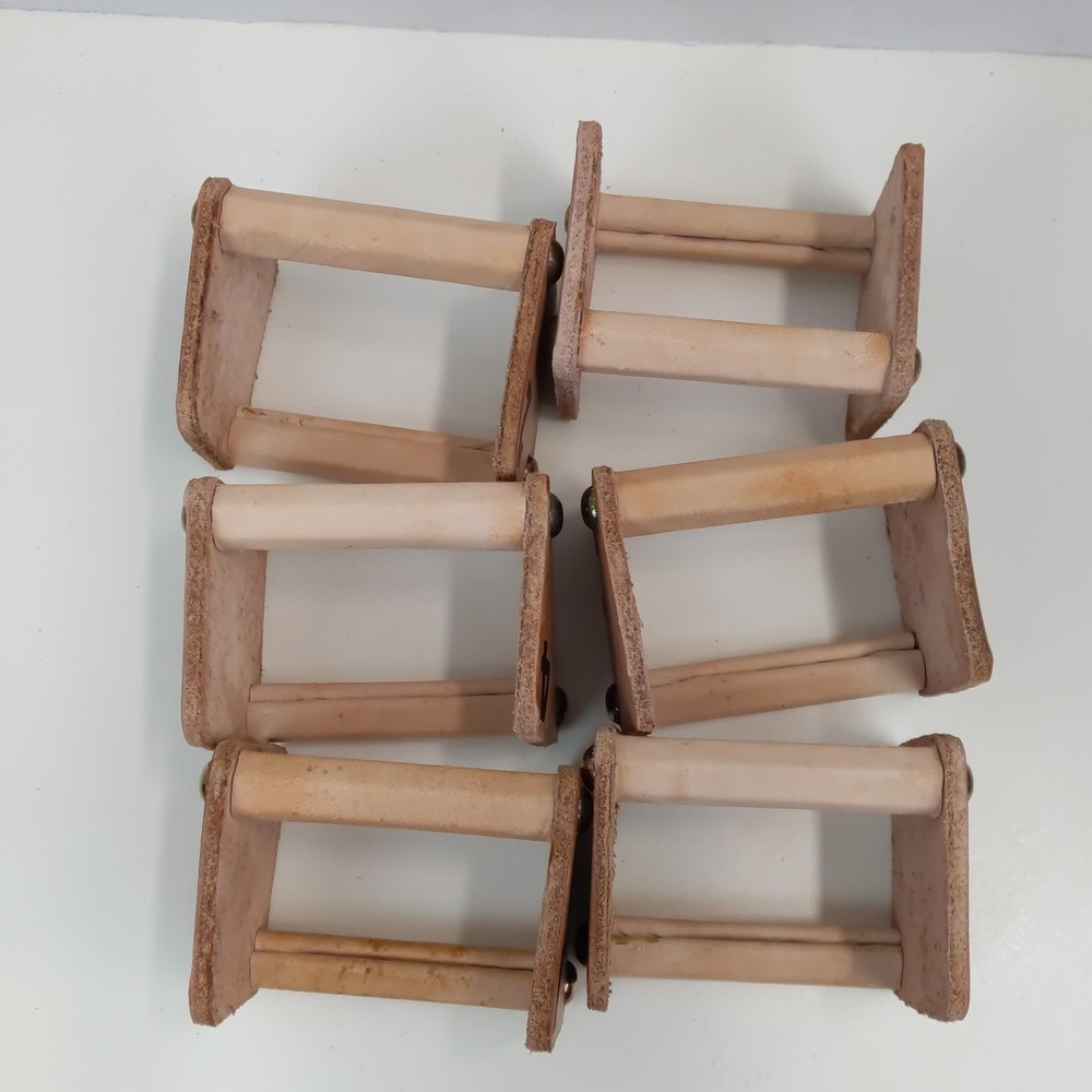 Leather Dog Obedience Utility Article Set Numbered 1-6 Training Retrieve