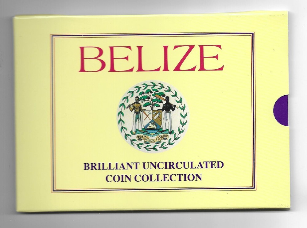 1992 Belize Brilliant Uncirculated 6 Coin Pack