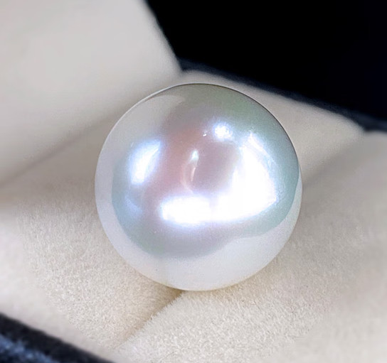 Huge 16mm Natural South Sea Genuine White Round Loose Pearl 01223