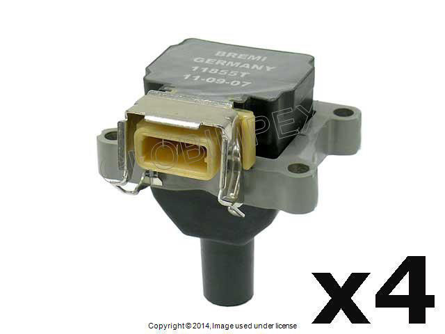 BMW E30 E31 E32 E34 E36 E38 (1991-1995) Ignition Coil (Set of 4) BREMI/STI OEM