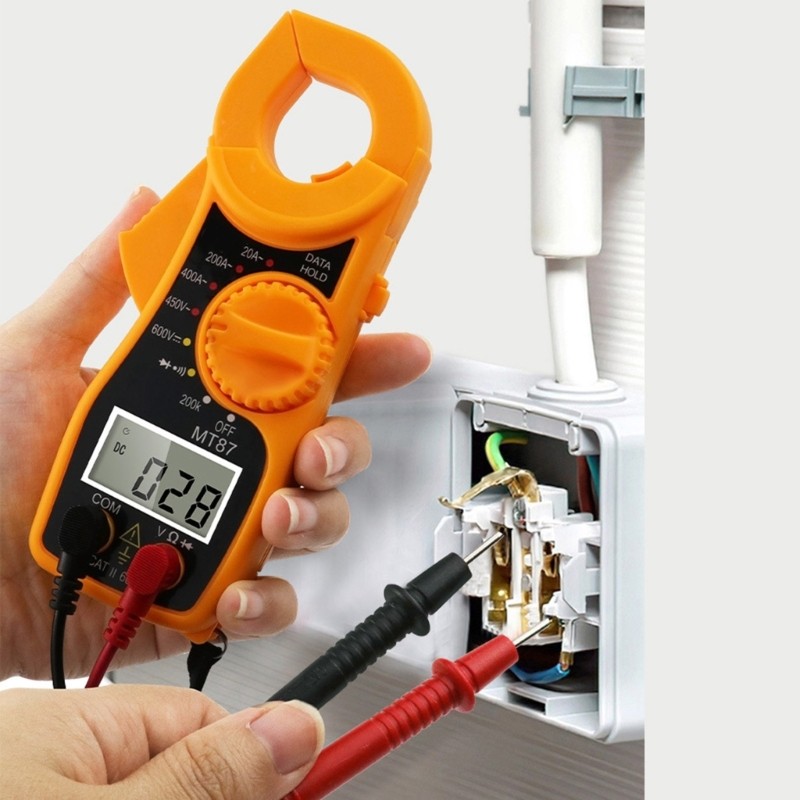 High Accuracy Sound Alerts Digital Clamp Meter Featuring Quick Data Recording