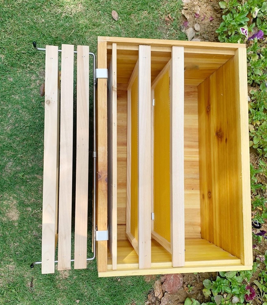 Beekeeping Frame Holder - Durable Steel Tool with Space-Saving Design