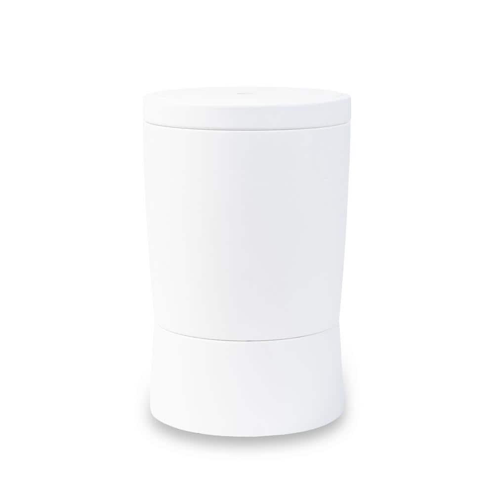 Step2 In-Pool Shade Table White Floating Drink Cooler Storage Adjustable Height