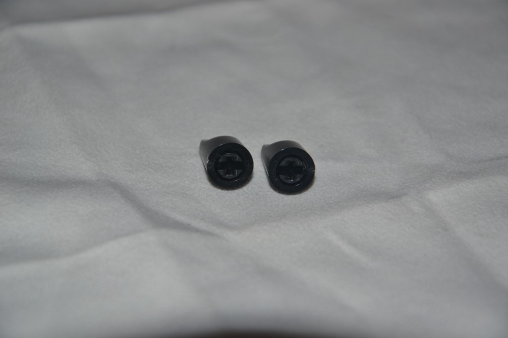 2 x Original Vintage ADC Sound Shaper Equalizer One Ten SLIDER TIP KNOBs