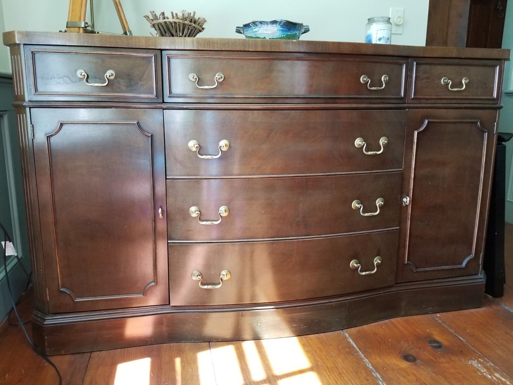 Antique Mahogany Buffet Sideboard