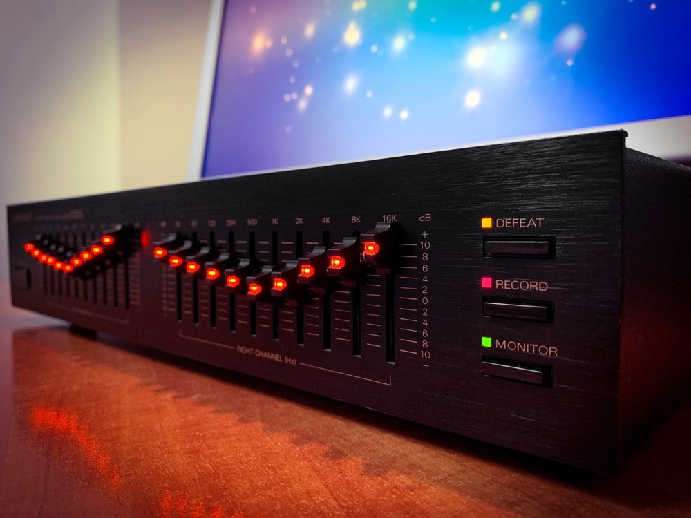 LINEARTECH E-300L 🌈RaRe🌈 Vintage Stereo Graphic Equalizer