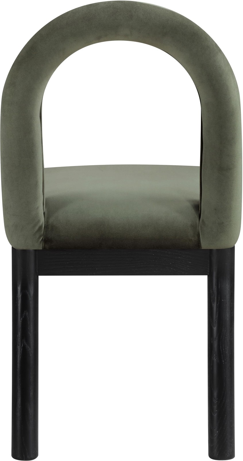 Meridian Furniture 11008Green-C Conrad Collection Art Deco Dining Chair