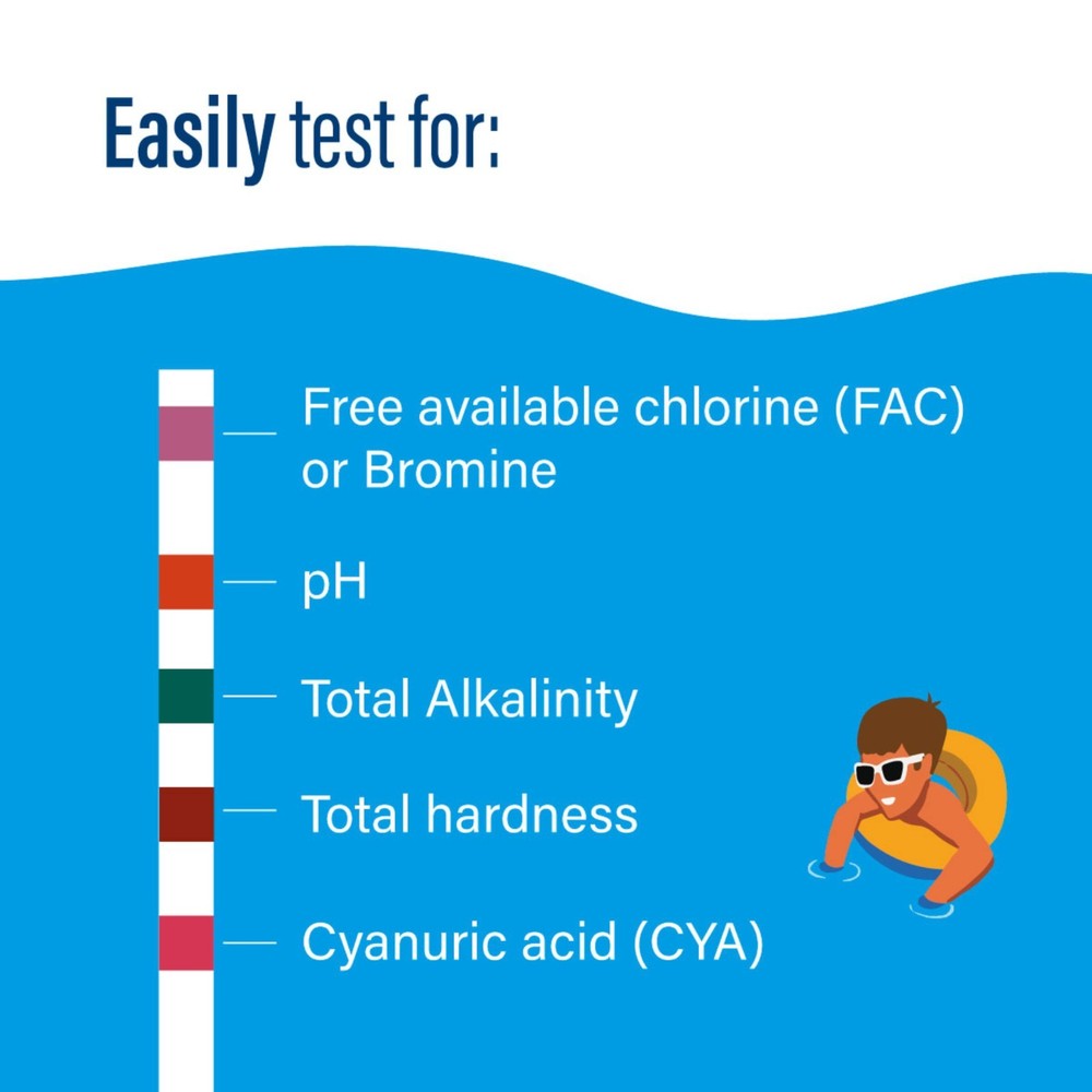 Poolife 6 Way Test Strips (50 Test Strips)
