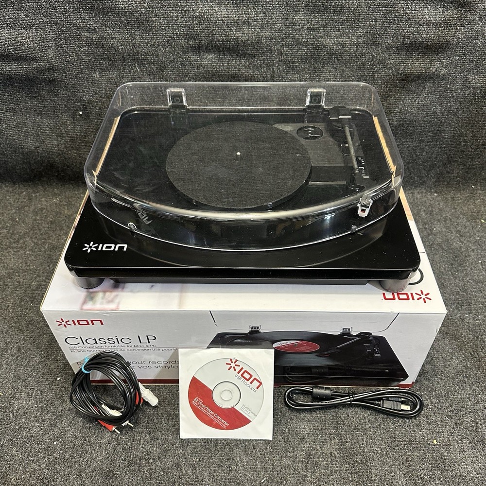 ION Classic LP Mac & PC USB Conversion Turntable Digital Music Record Player