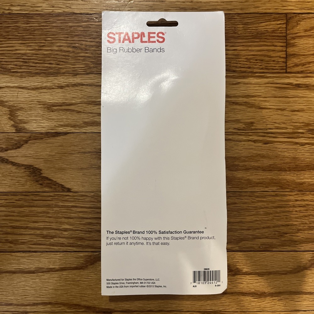 Staples Big Rubber Bands 24/Pack 383318