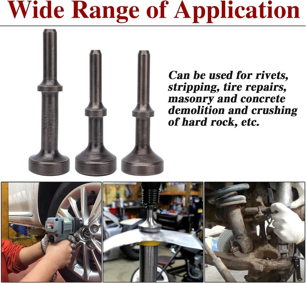 Air Hammer Smoothing Bit Pneumatic Tool 5 PCS