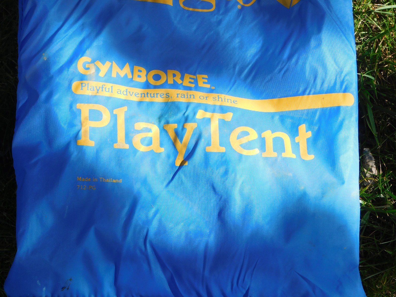 VTG 90's GYMBOREE PLAY SLEEP TENT INDOOR OUTDOOR GYMBO THE CLOWN RAINBOW