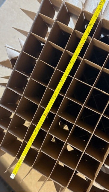 5 Cardboard Divider Grids (no box Included)