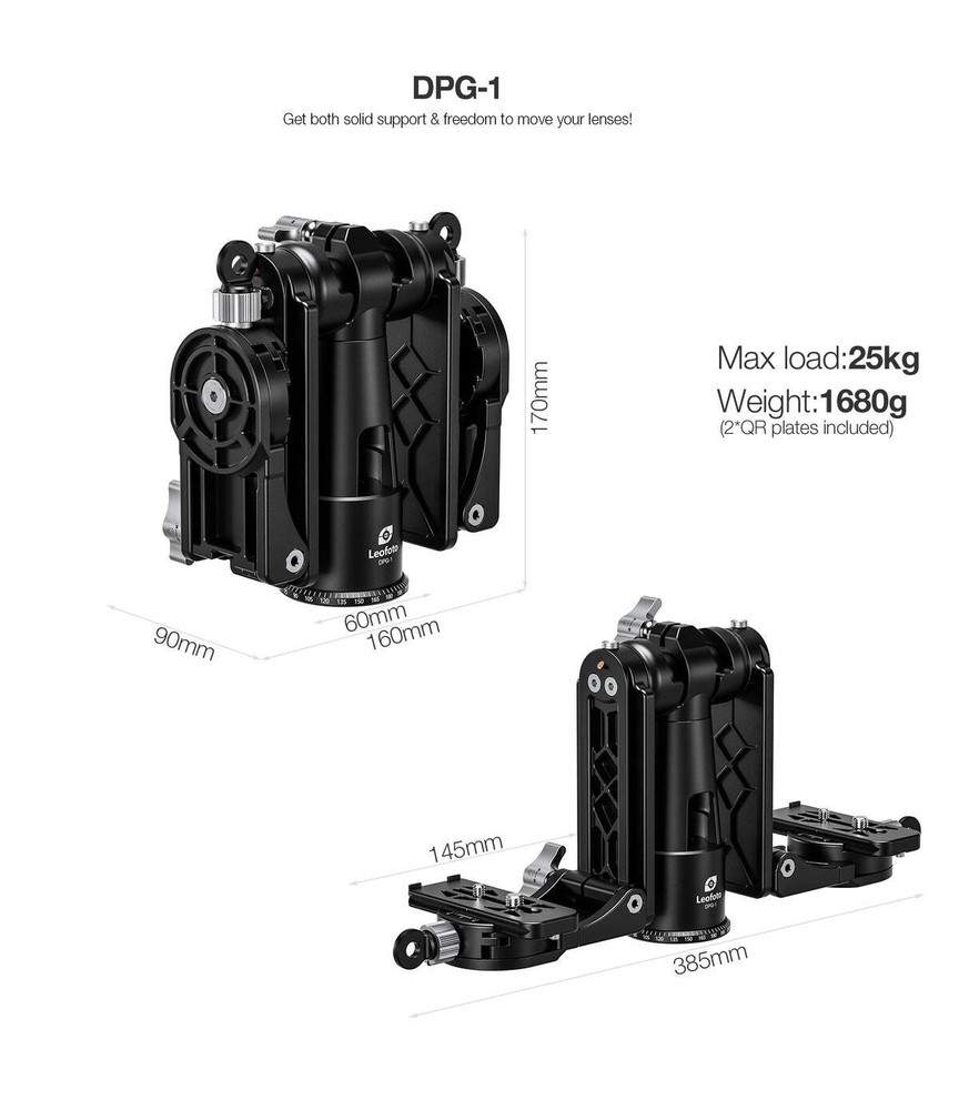 Leofoto DPG-1 Dual-Camera Gimbal Head