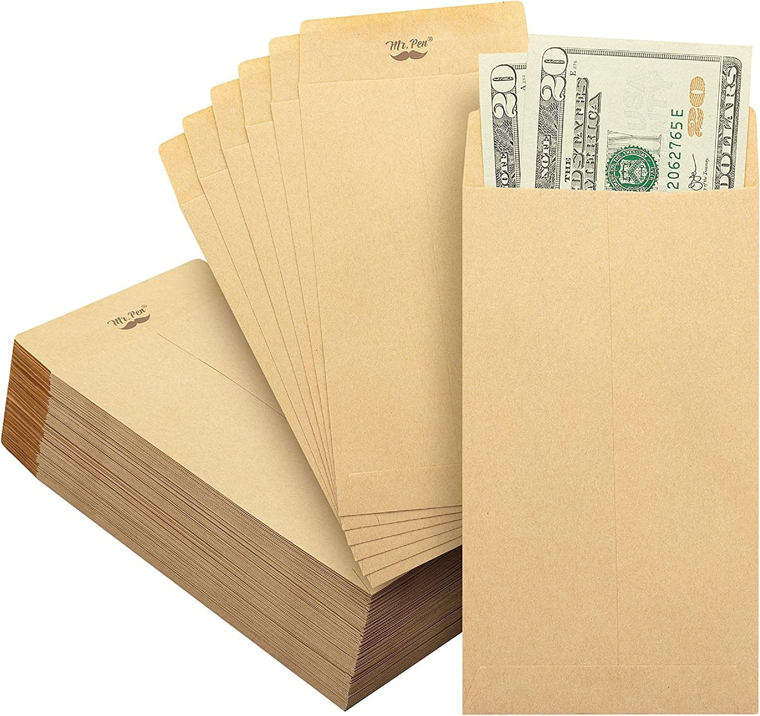 - Money Envelopes for Cash 100 Pack 6.5 X 3.5 Cash Envelopes 100 Envelopes