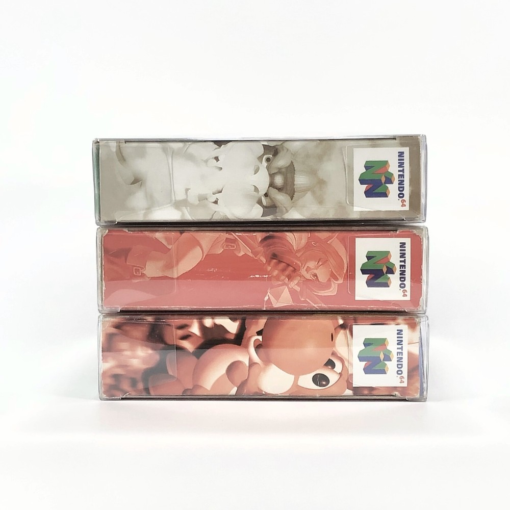 25 N64 Clear Plastic Box Protector Sleeve Case for Complete CIB Games