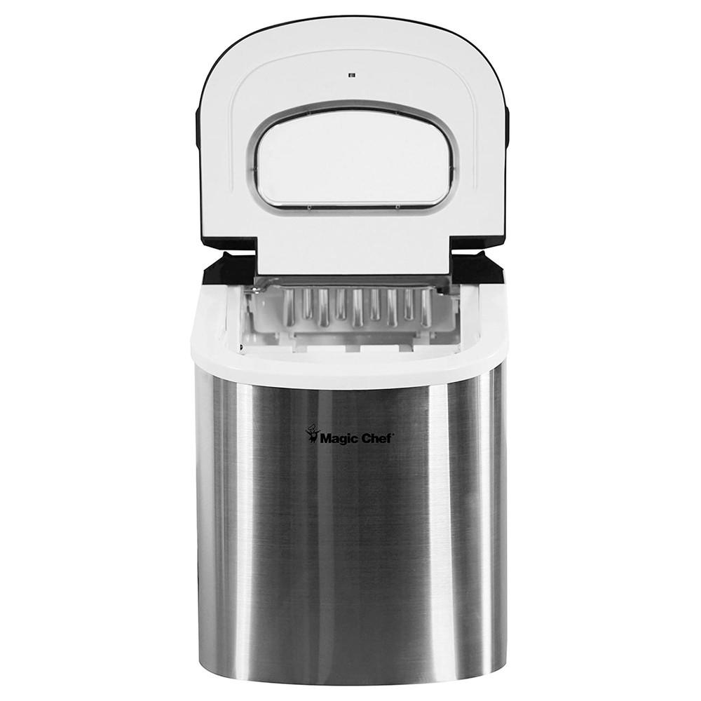 Magic Chef Portable Countertop Ice Maker, Small Ice Maker for Kitchen or Home