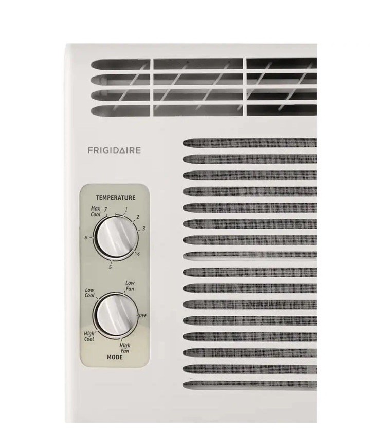5,000 BTU 115-Volt Window-Mounted Mini-Compact Air Conditioner With Controls