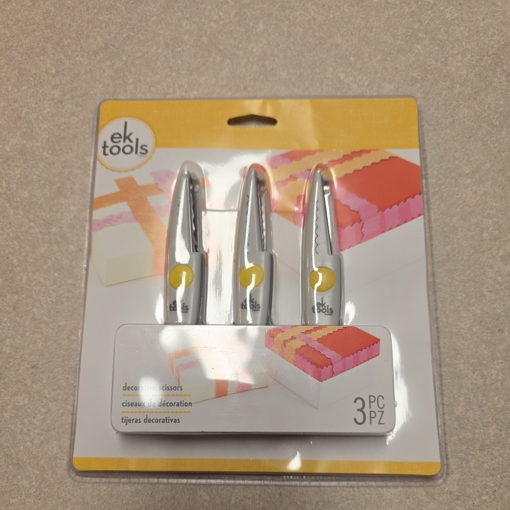 ek tools 3 Piece Decorative Design Scissors