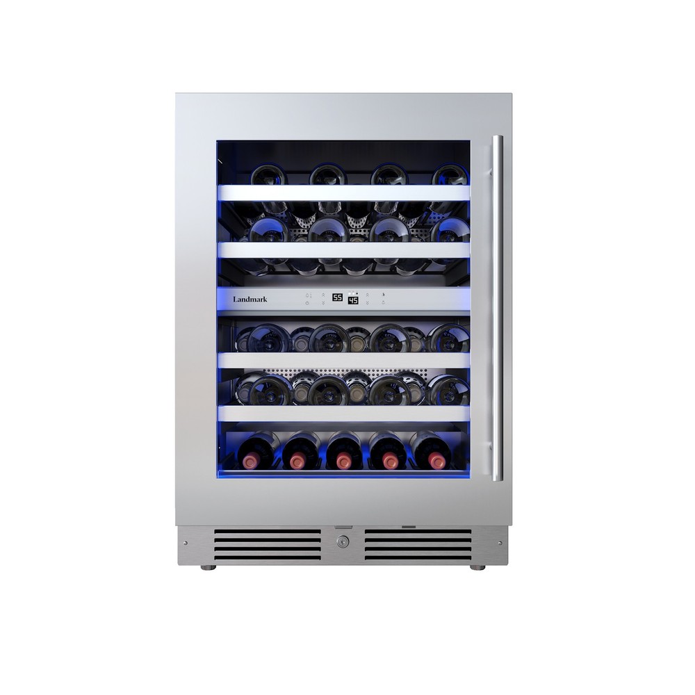 Landmark L3124UI2WGLH 24"W 37 Bottle Capacity Panel Ready Wine - Panel Ready