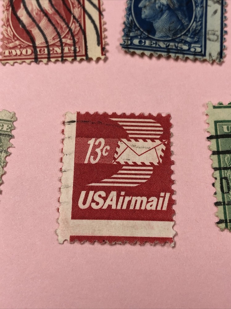 US 6 Perf Shift Stamps Used