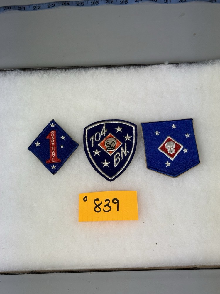 WII US USMC Patch Lot O839