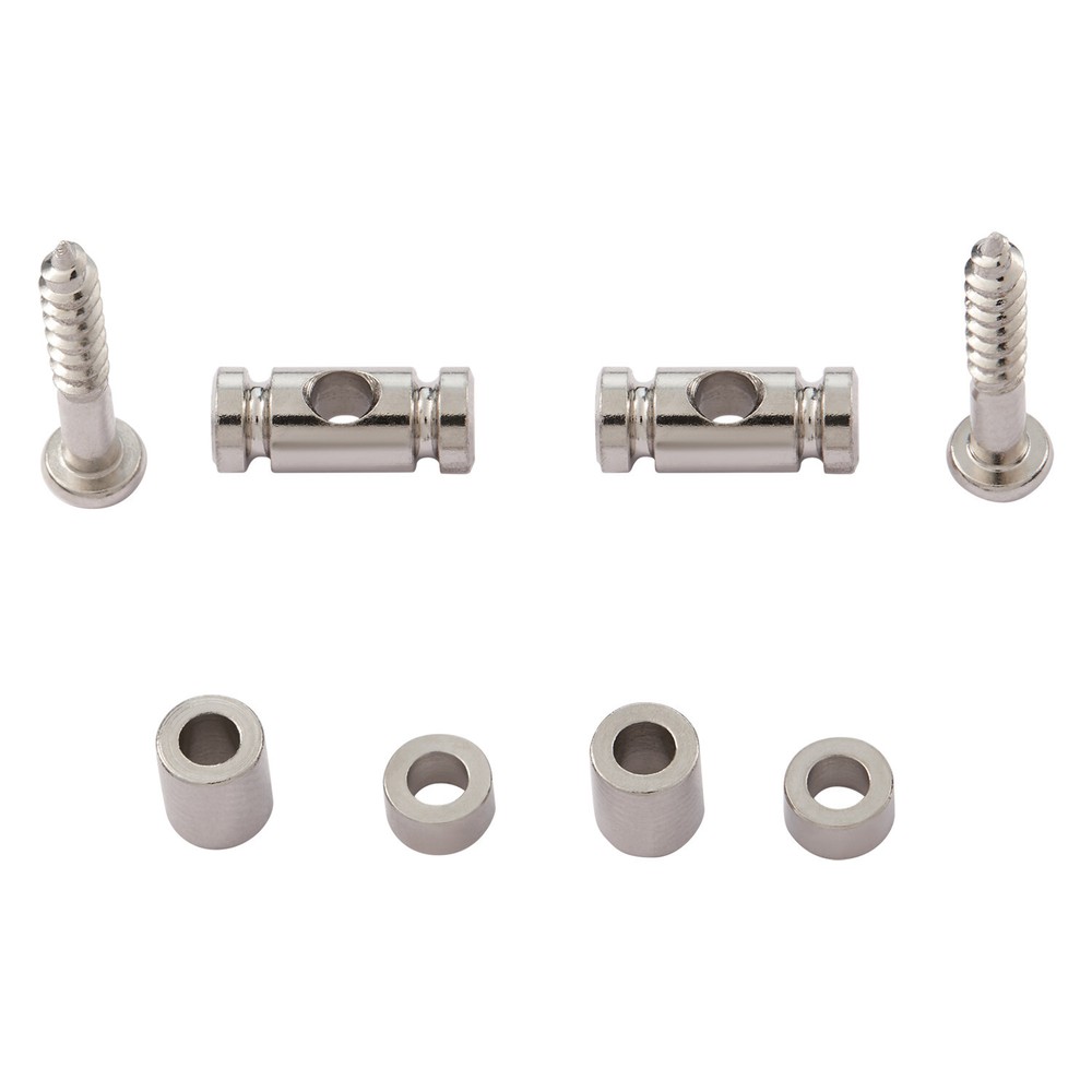2x Barrel Stainless Steel String Guides Steel String Retainers String Trees