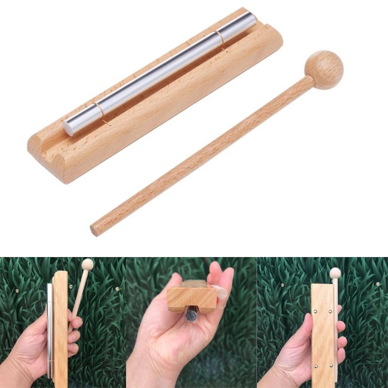 Solo Bell Chime Bar Hand Musical Percussion Instrument Sound Healing Tuning Fork
