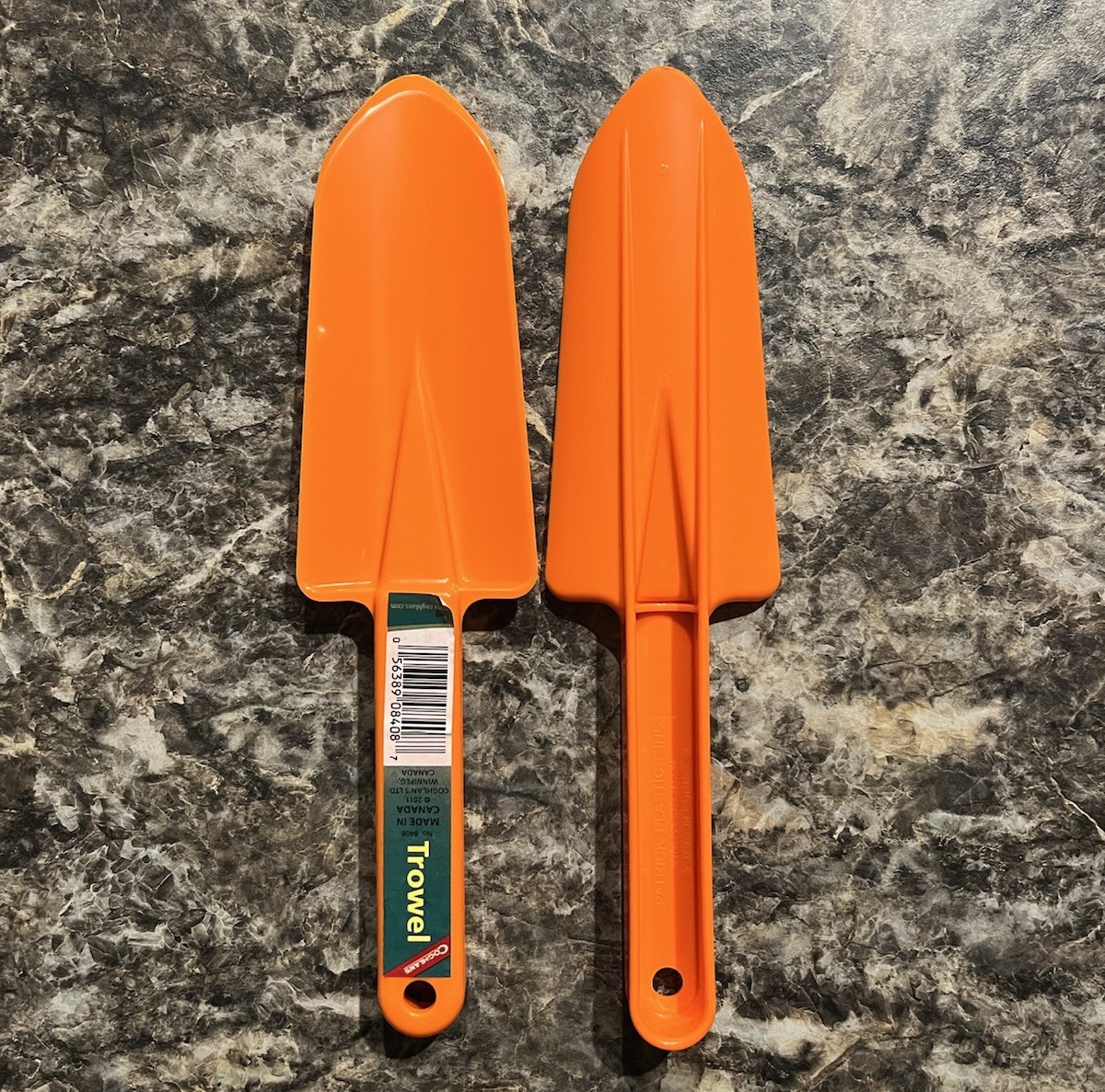Coghlan's Back Packers Trowel Orange Styrene Lightweight 2oz CampShovel 2-Pack
