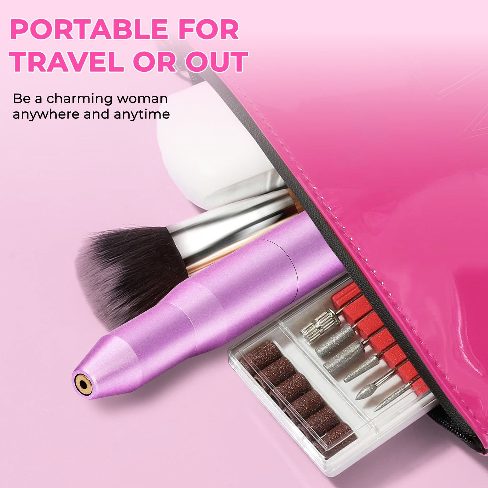 Professional Electric Nail Drill Kit for Acrylic & Gel Nails