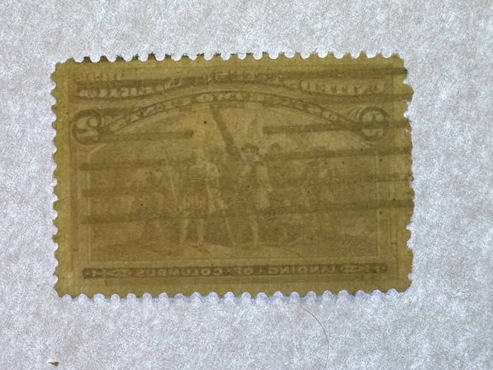 Scott # 231 VF nice Broken Frame Line 2024 Scott Catalogue Value $ 0.45