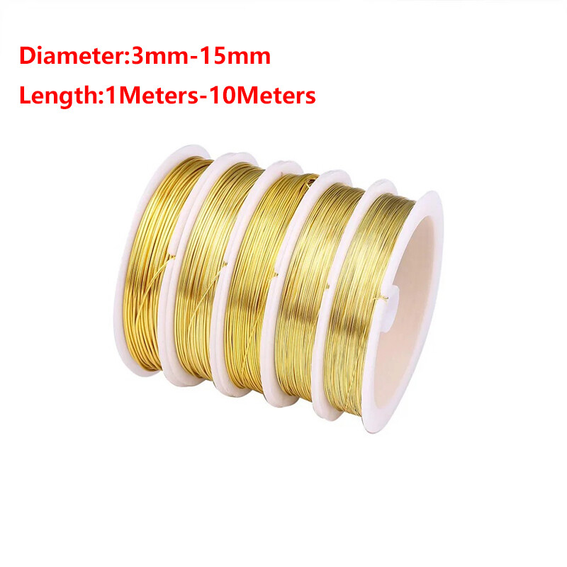 Soft Brass Wire Coppers Wire Wire Making Shape Metal Wire For Jewelry 0.3-5.0mm