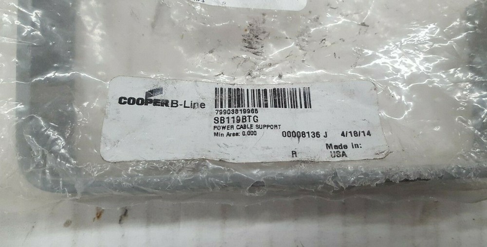 Cooper B-Line SB119BTG Power Cable Support