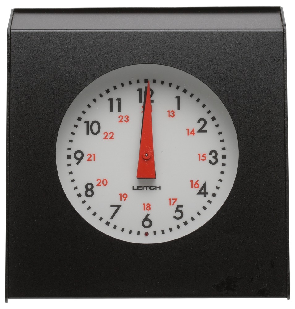 Leitch ADC-5105 L Illuminated 5" Studio Analog Desktop Clock SMPTE/EBU Timecode