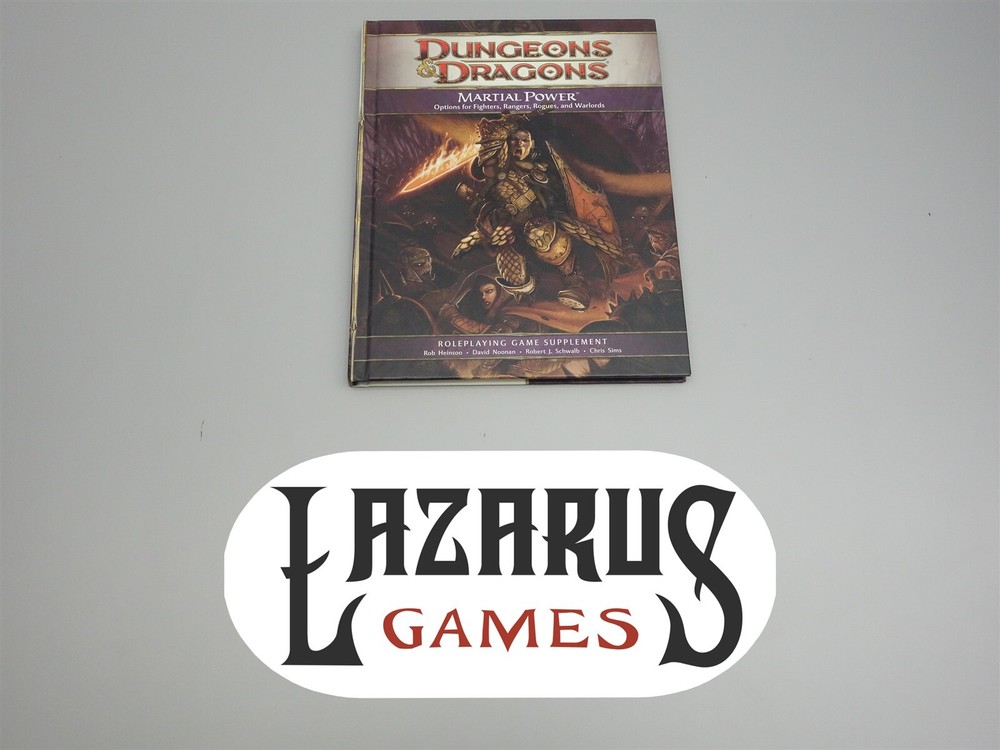 Dungeons & Dragons, D&D: Martial Power 4E