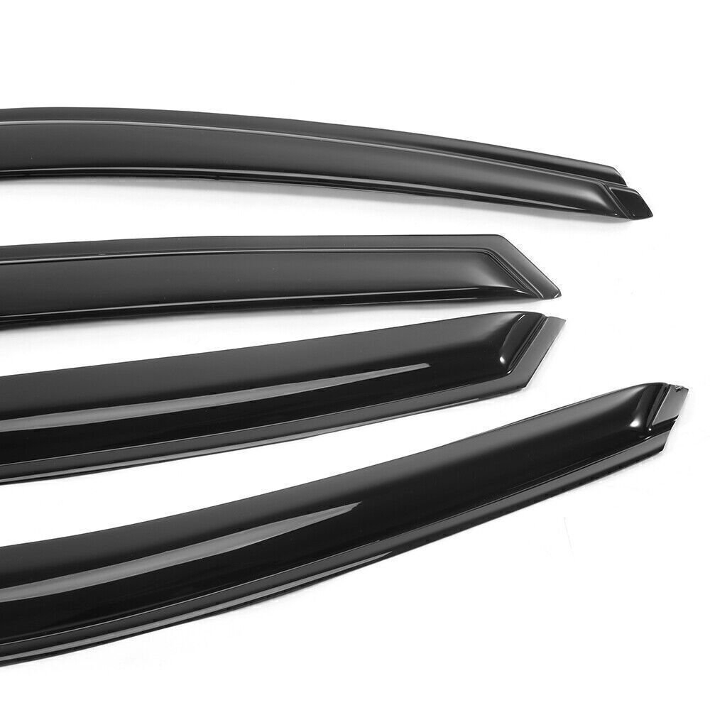 For 18-20 Honda Accord JDM Wavy Mugen Style Window Visors Rain Guards Vent Shade
