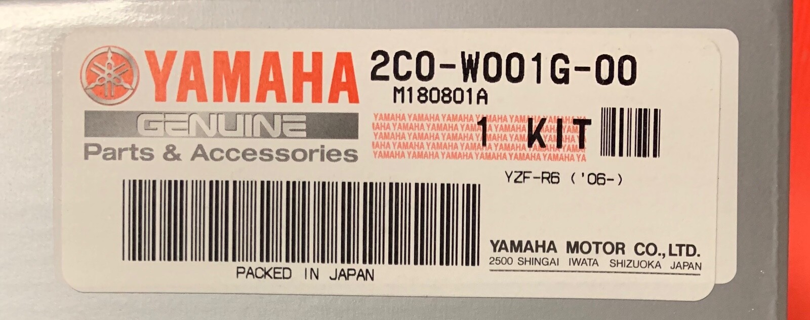 2C0-W001G-00-00 OEM Yamaha 06-20 YZF R6 Clutch Plate Kit w/Springs & Gaskets