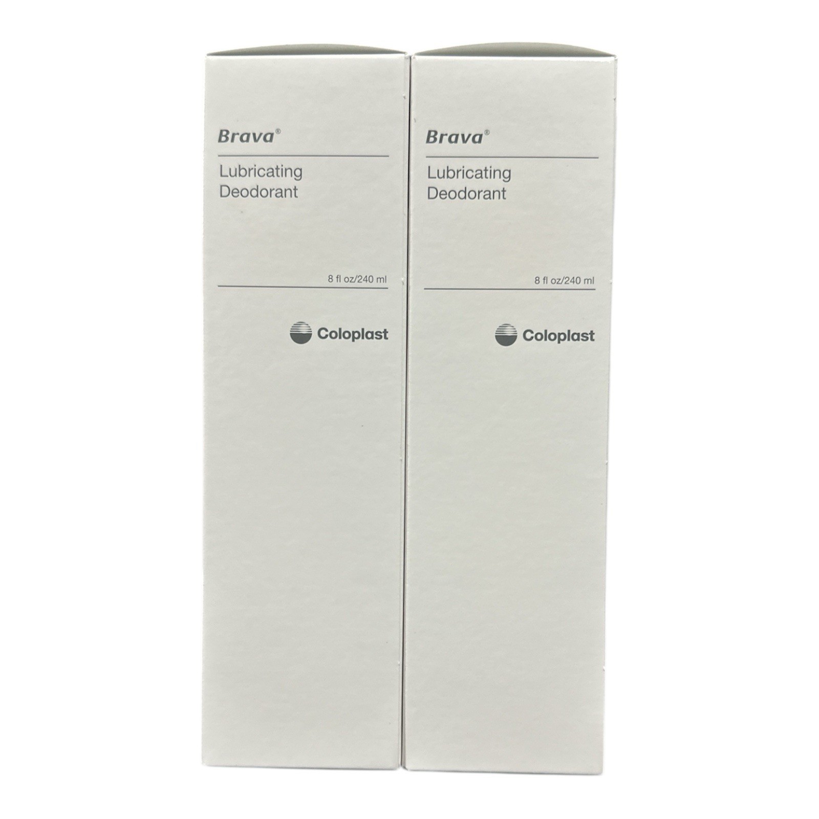 Lot Of 2 New Coloplast Brava Lubricating Deodorant 8 oz (Each) REF 12061