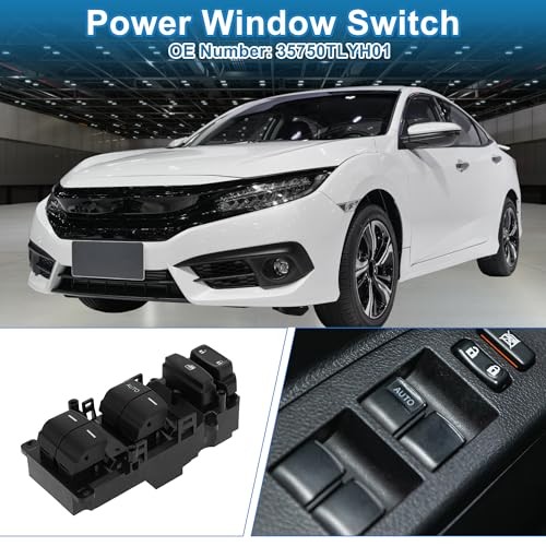Power Window Switch No.35750TLYH01 Front Left Driver Side Window Control